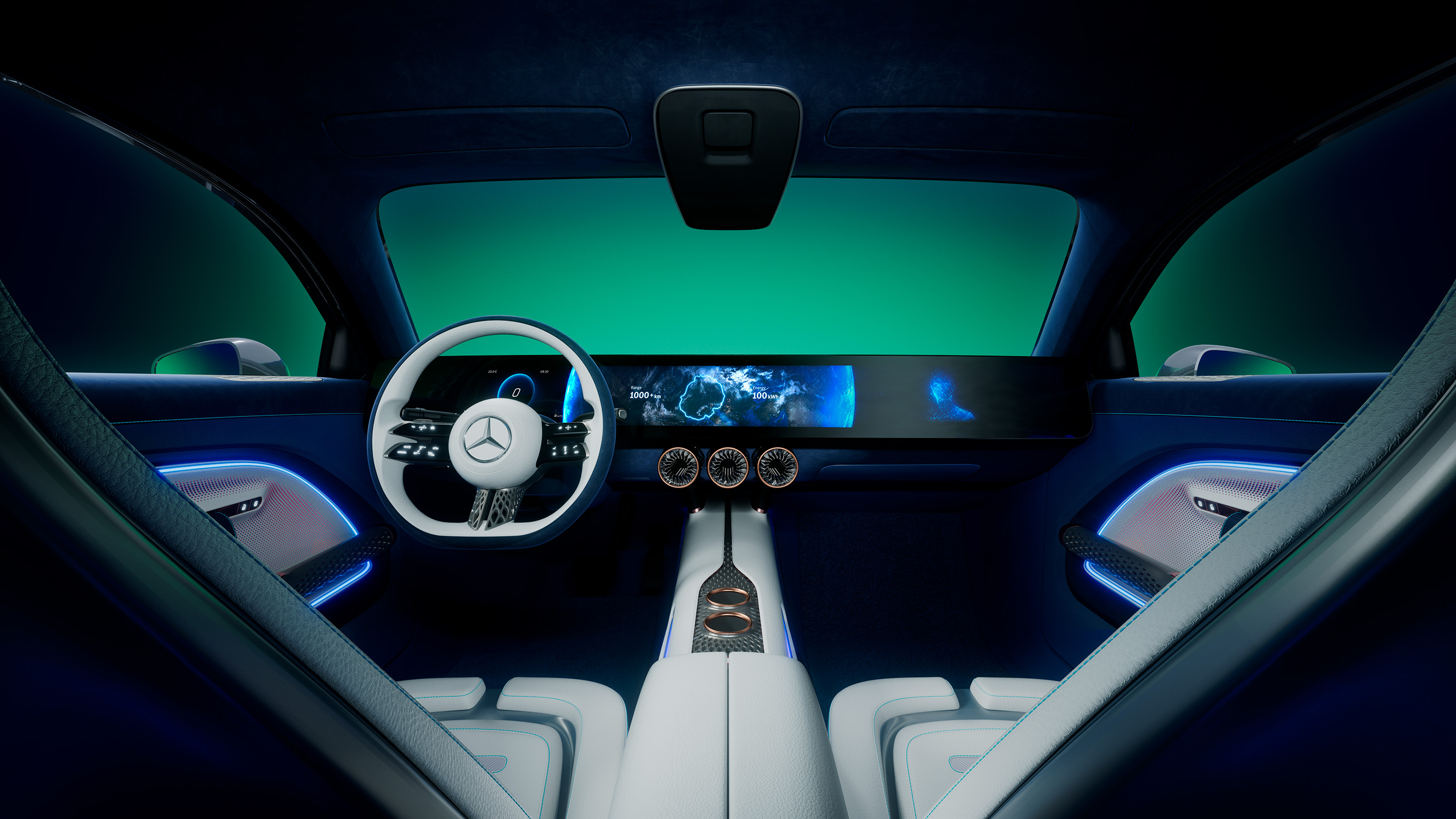 Cockpit 2021 Vision EQXX Cockpit 2021 Vision EQXX