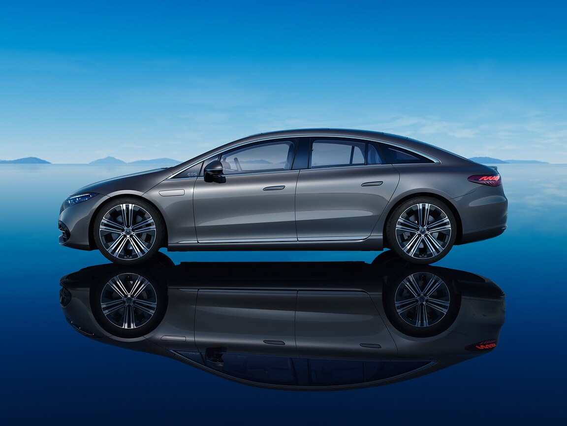 Das Bild zeigt den EQS von Mercedes-EQ.