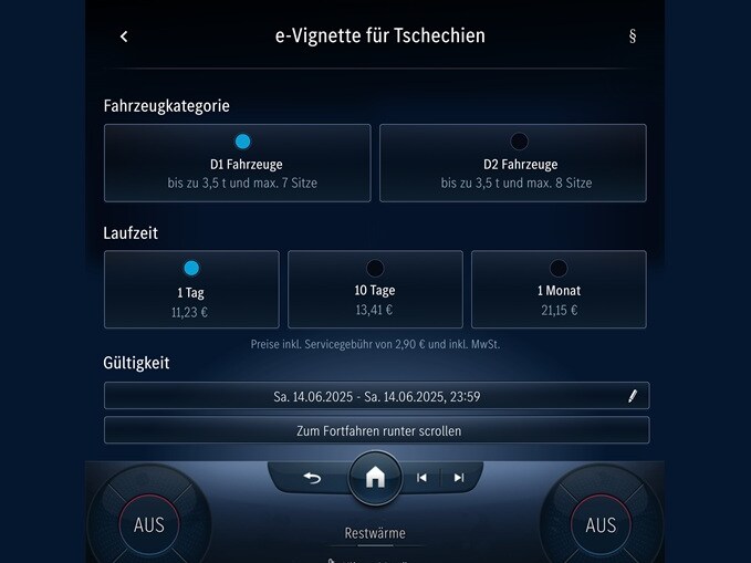 Auswahl e-Vignetten