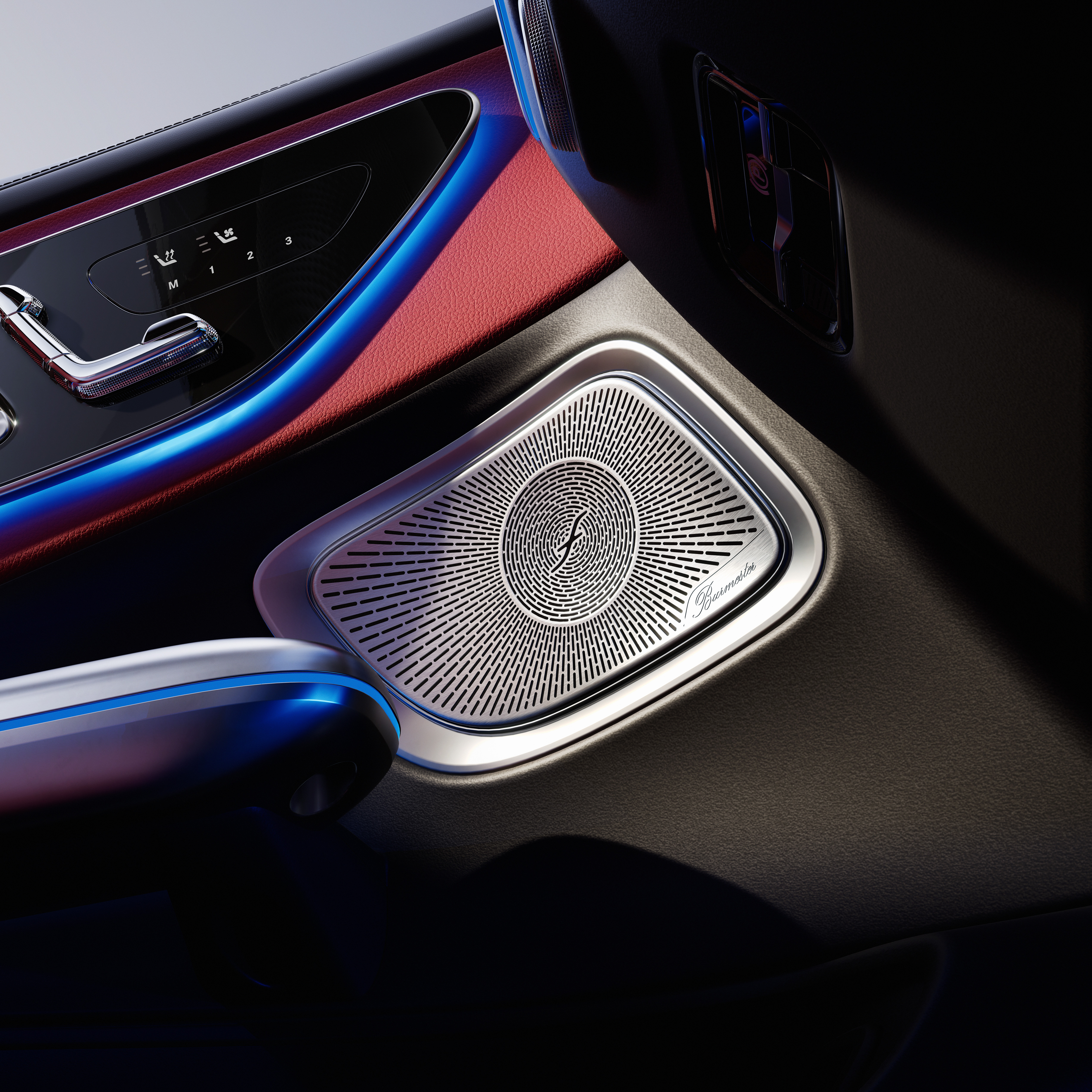 Mercedes-Benz Store | Mercedes-Benz. Ein Lautsprecher in einer Autotür.