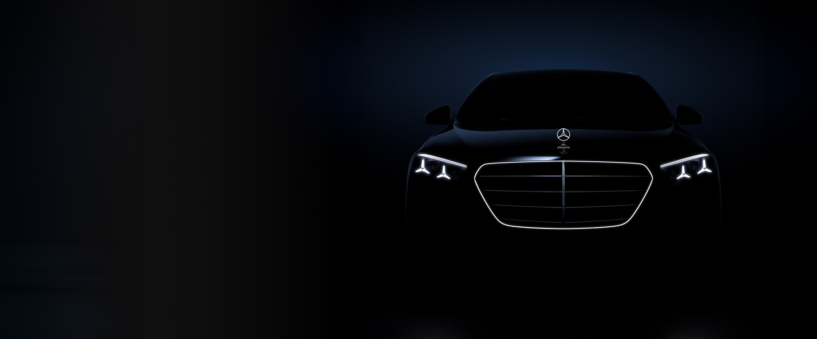 Die Front der neuen Mercedes-Benz S-klasse