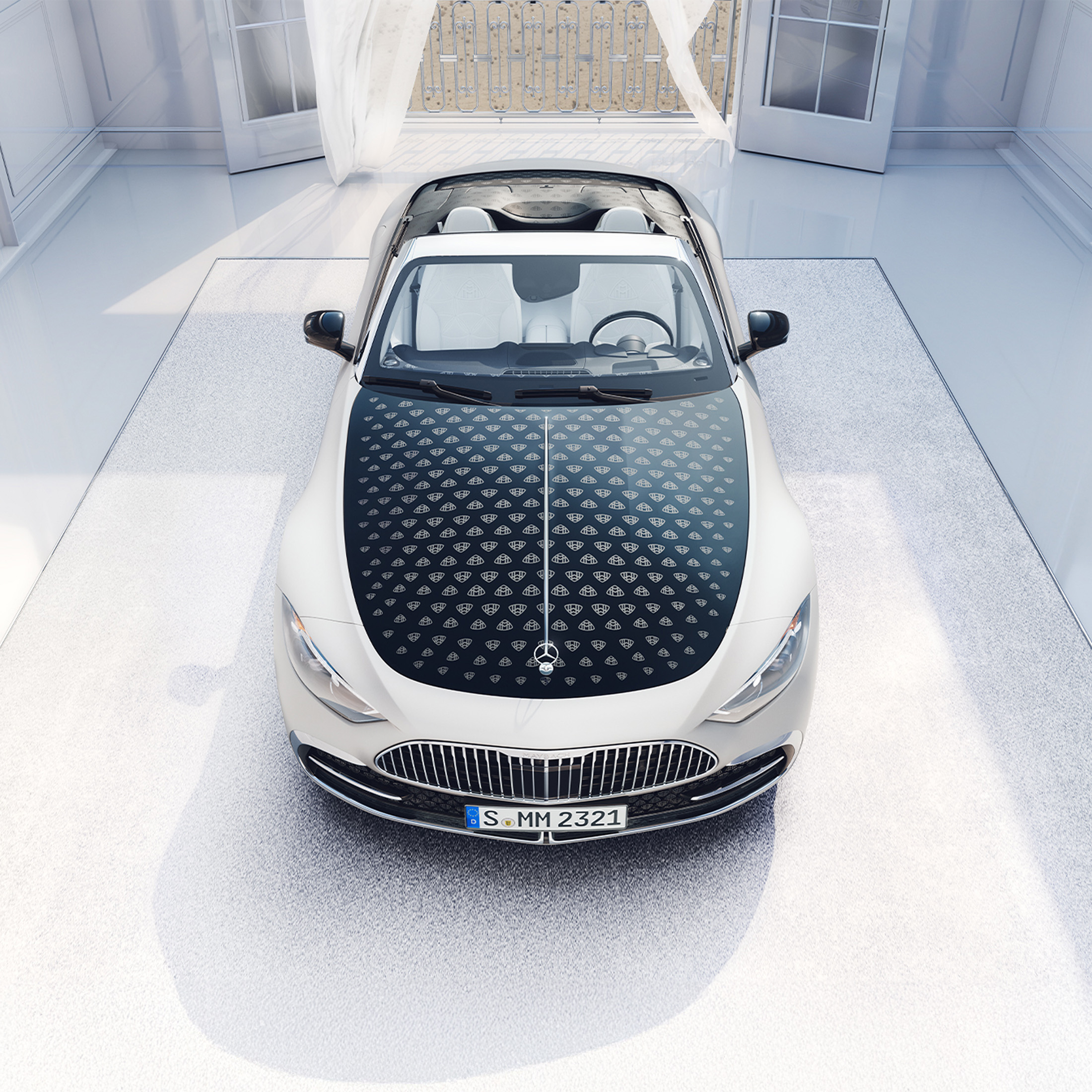 Mercedes-Maybach SL 680 Monogramm Serie in weiß