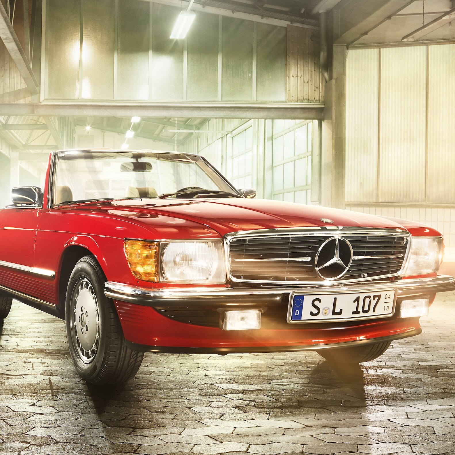 Workshop mit Oldtimern.
