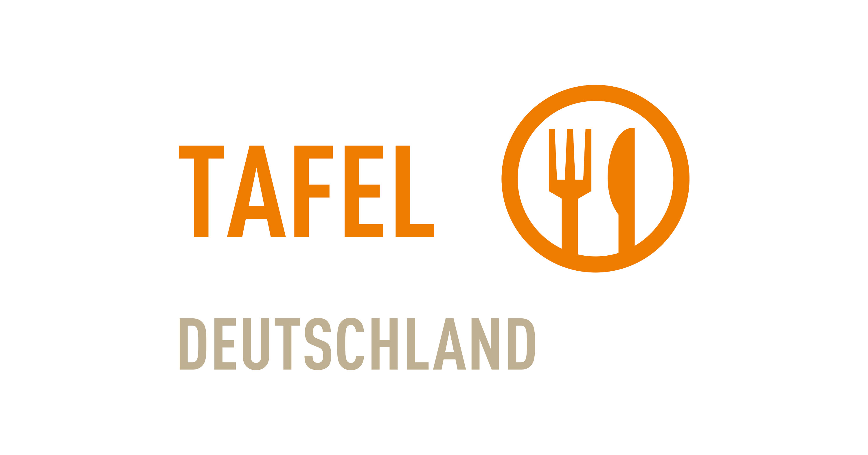 Tafel-Sponsoring. Logo von der Tafel Deutschland.