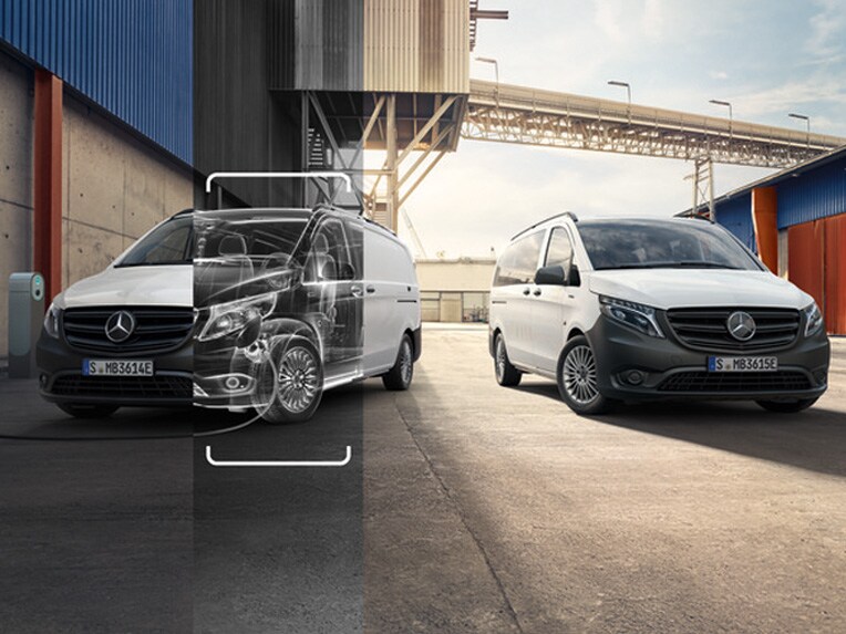 Mercedes-Benz Vito Transporter in Dunkelgrau