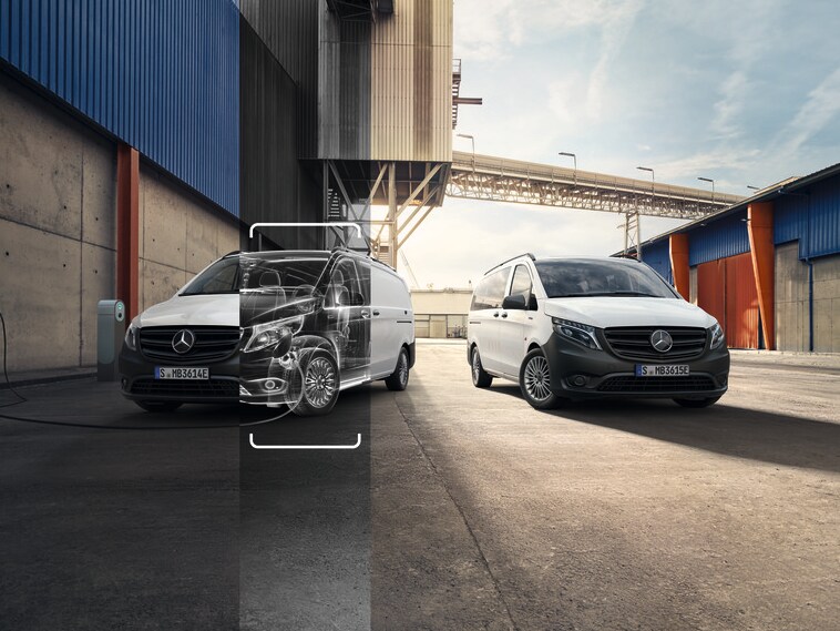 Mercedes-Benz Vito Transporter in Dunkelgrau