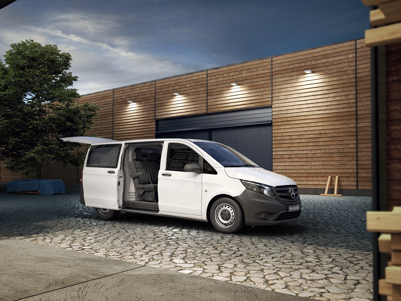 Mercedes-Benz Vito Mixto mit vario3 Fahrzeugeinrichtung von bott