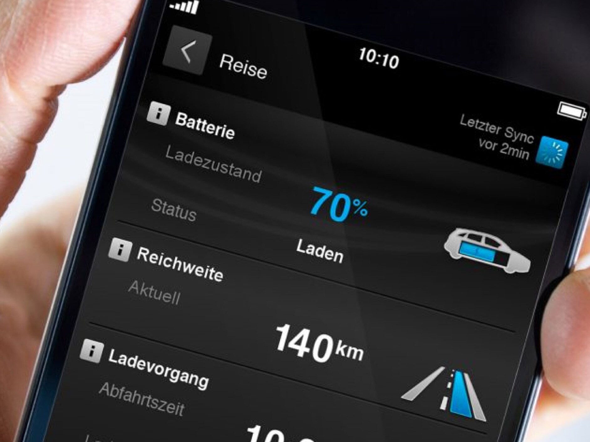 Die Eco Anzeige als Teil der Serienausstattung der Digitalen Extras von Mercedes-Benz.