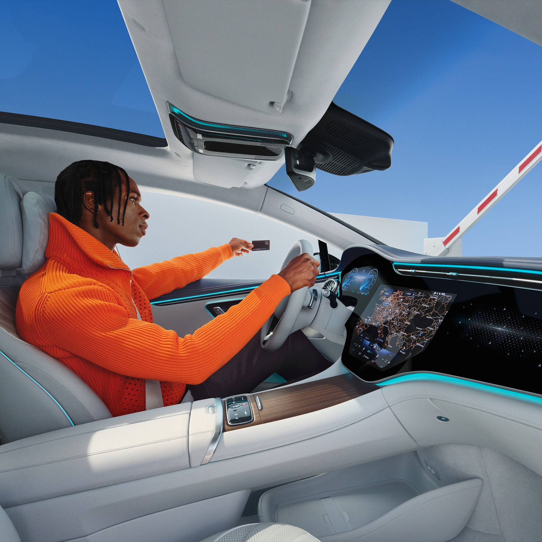 Parken für App | Serienausstattung | Mercedes-Benz Parken für App als Teil der Serienausstattung der Digitalen Extras von Mercedes-Benz.