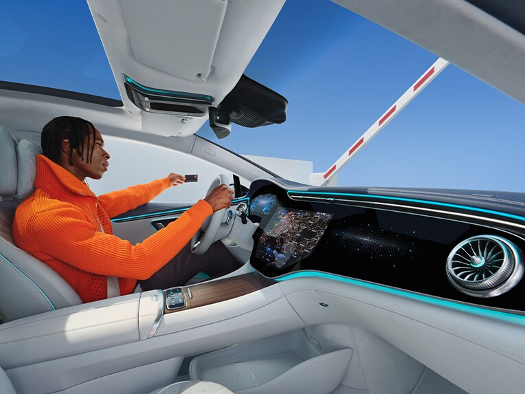 Parken für App als eines von verschiedenen Digitalen Extras von Mercedes-Benz.