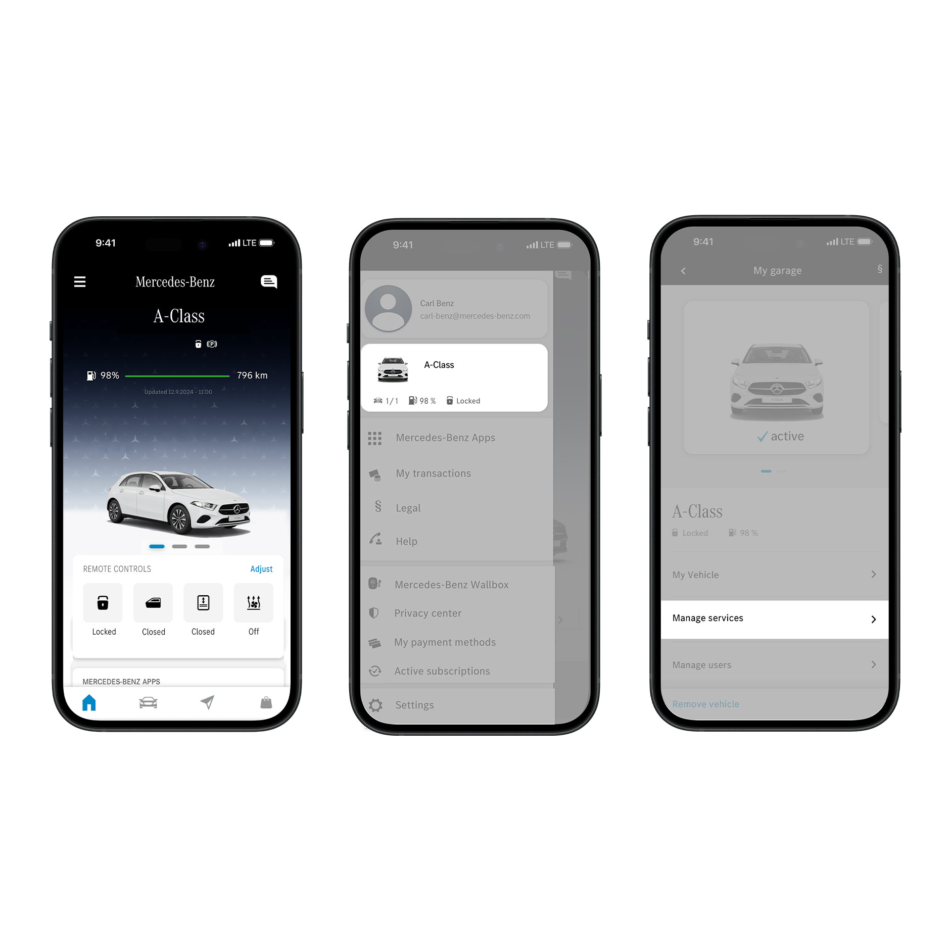 In-App-Aktivierung Fuel & Pay | In-Car-Bezahllösungen | Mercedes-Benz Die In-App-Aktivierung von Fuel & Pay für Mercedes-Benz Fahrzeuge.