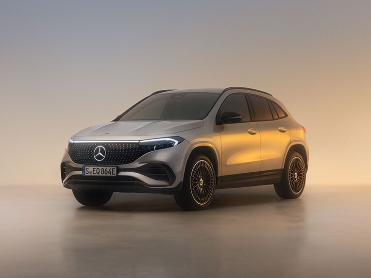 Das Exterieur des EQA von Mercedes-Benz.