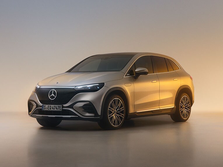 Das Exterieur des EQE SUV von Mercedes-Benz.