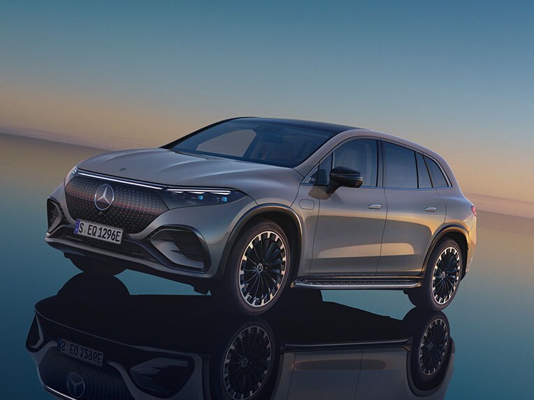 Der vollelektrische EQS SUV von Mercedes-Benz.
