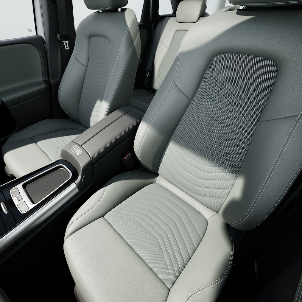 Ressourcenschonende Materialien in der Mercedes-Benz B-Klasse.