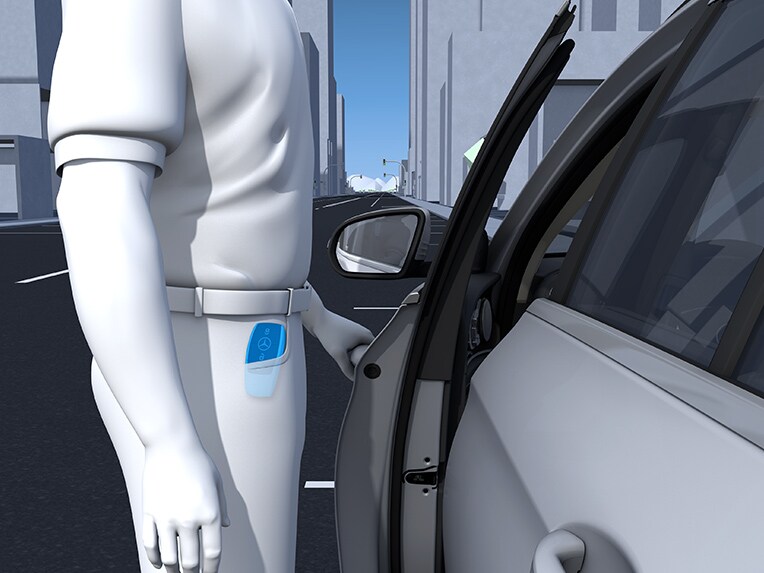 KEYLESS-GO in der A-Klasse.
