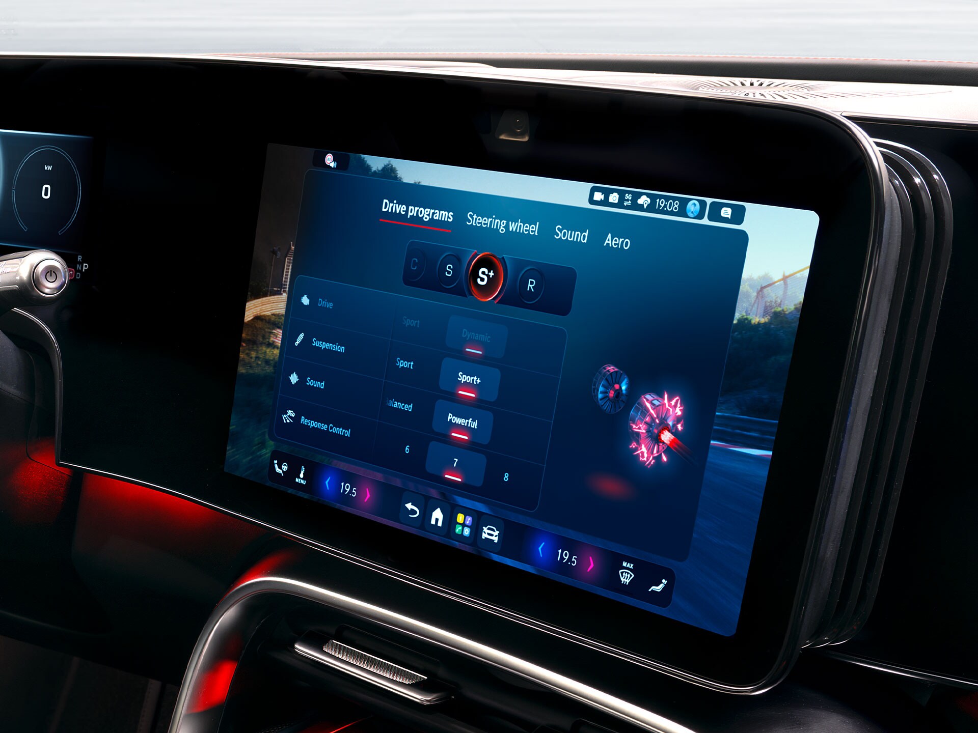 Das MB.OS des neuen GT 4-Türer Coupé von Mercedes-AMG.