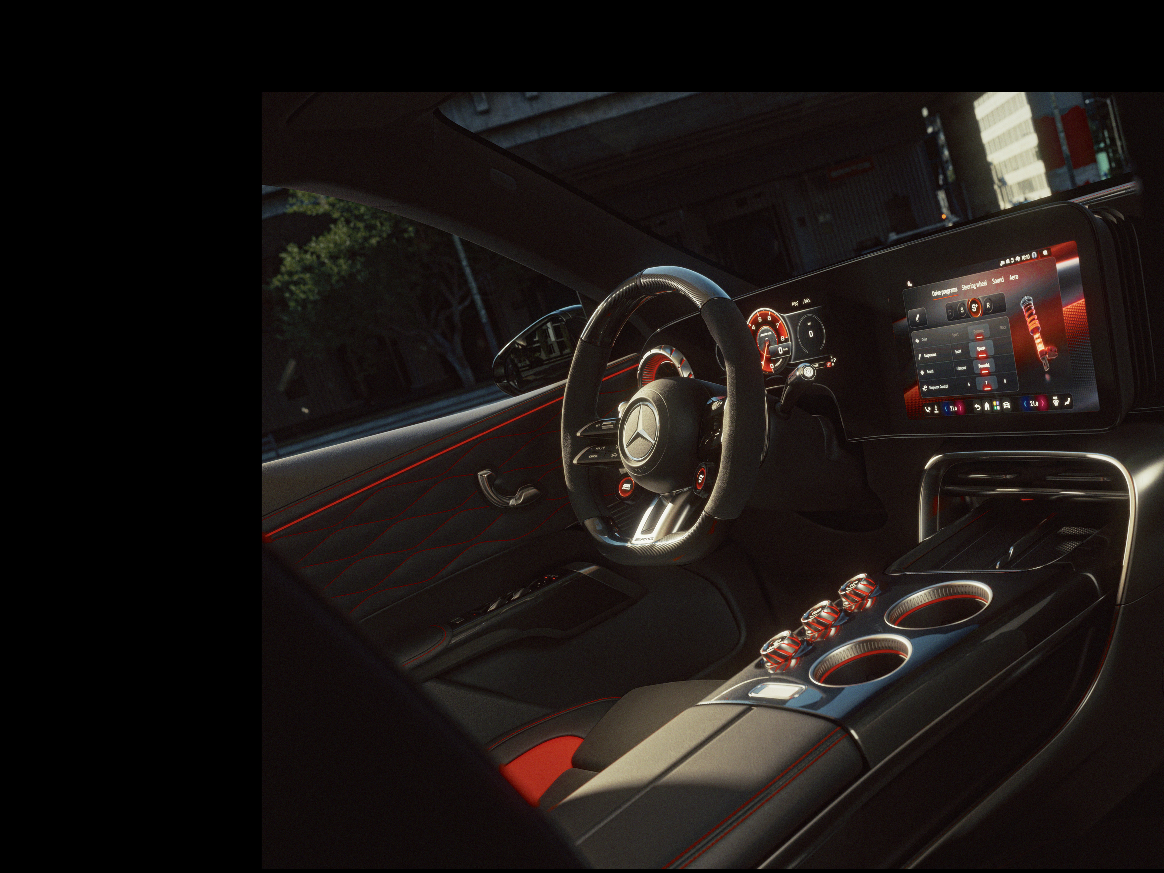 Interieur | GT SUV | Mercedes-AMG Das Interieur des neuen GT SUV von Mercedes-AMG.
