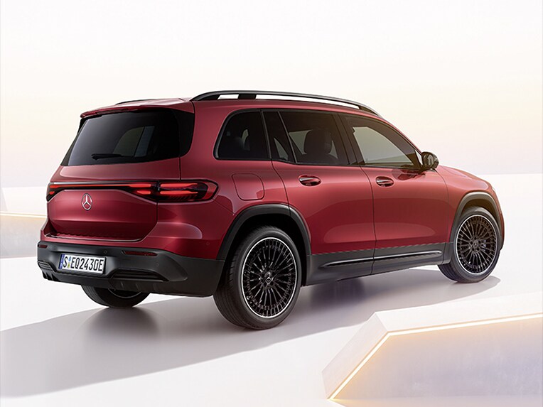 Das Exterieur des elektrischen Kompakt-SUV Mercedes-Benz EQB.