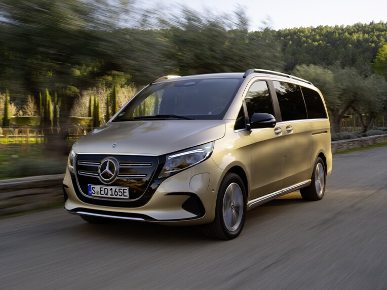 Das Exterieur des elektrischen Vans Mercedes-Benz EQV.