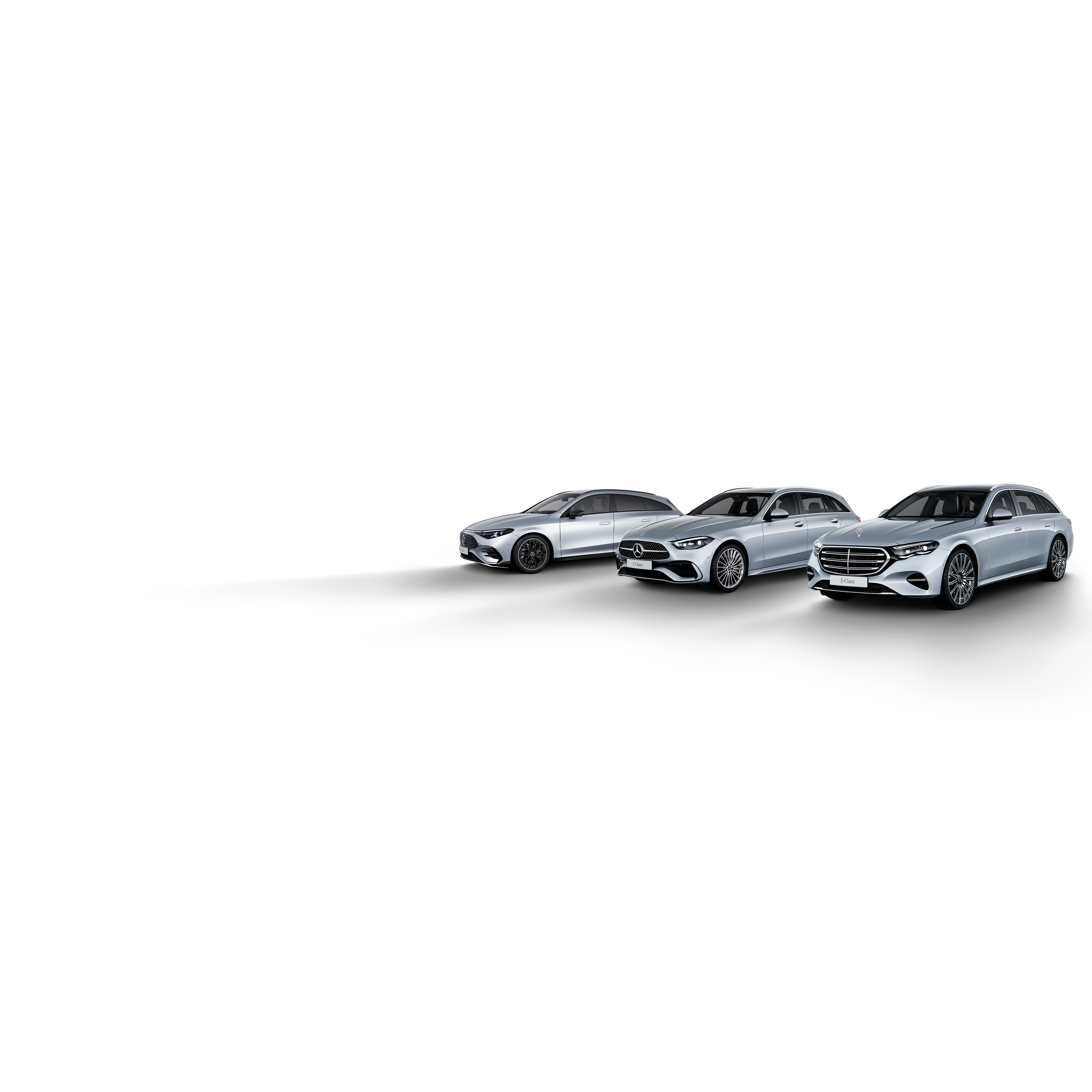 T-Modelle | Mercedes-Benz Das Mercedes-Benz T-Modellprogramm: CLA Shooting Brake, C-Klasse T-Modell und E-Klasse T-Modell.