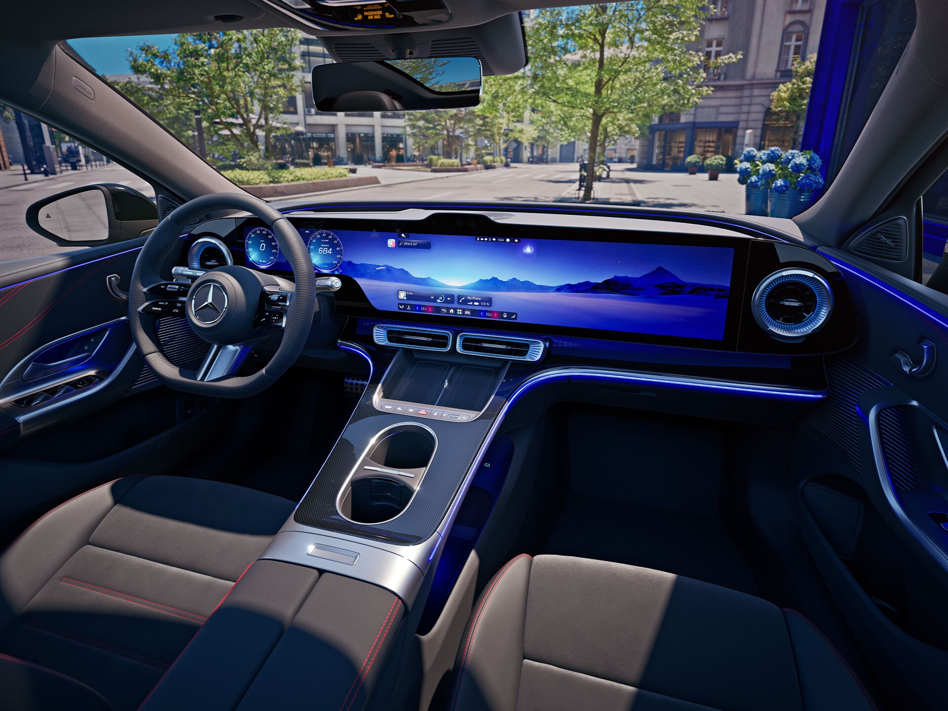 Die brandneue elektrische Mercedes-Benz C-Klasse.