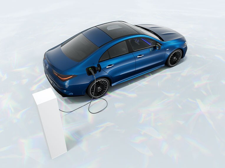 Das Mercedes-Benz CLA Coupé als Plug-in-Hybrid.