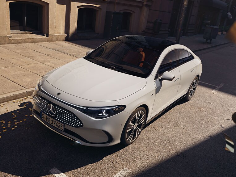 Der Mercedes-Benz CLA mit EQ Technology.