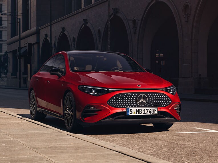 Der brandneue und vollelektrische CLA von Mercedes-Benz.