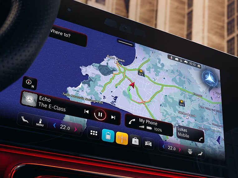 Der MBUX Virtuelle Assistent im brandneuen CLA von Mercedes-Benz.