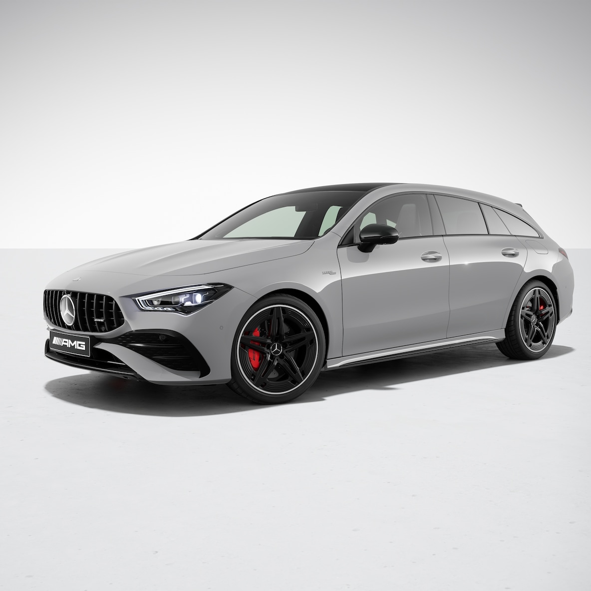 Der Mercedes-AMG CLA Shooting Brake mit AMG Design Plus-Paket.