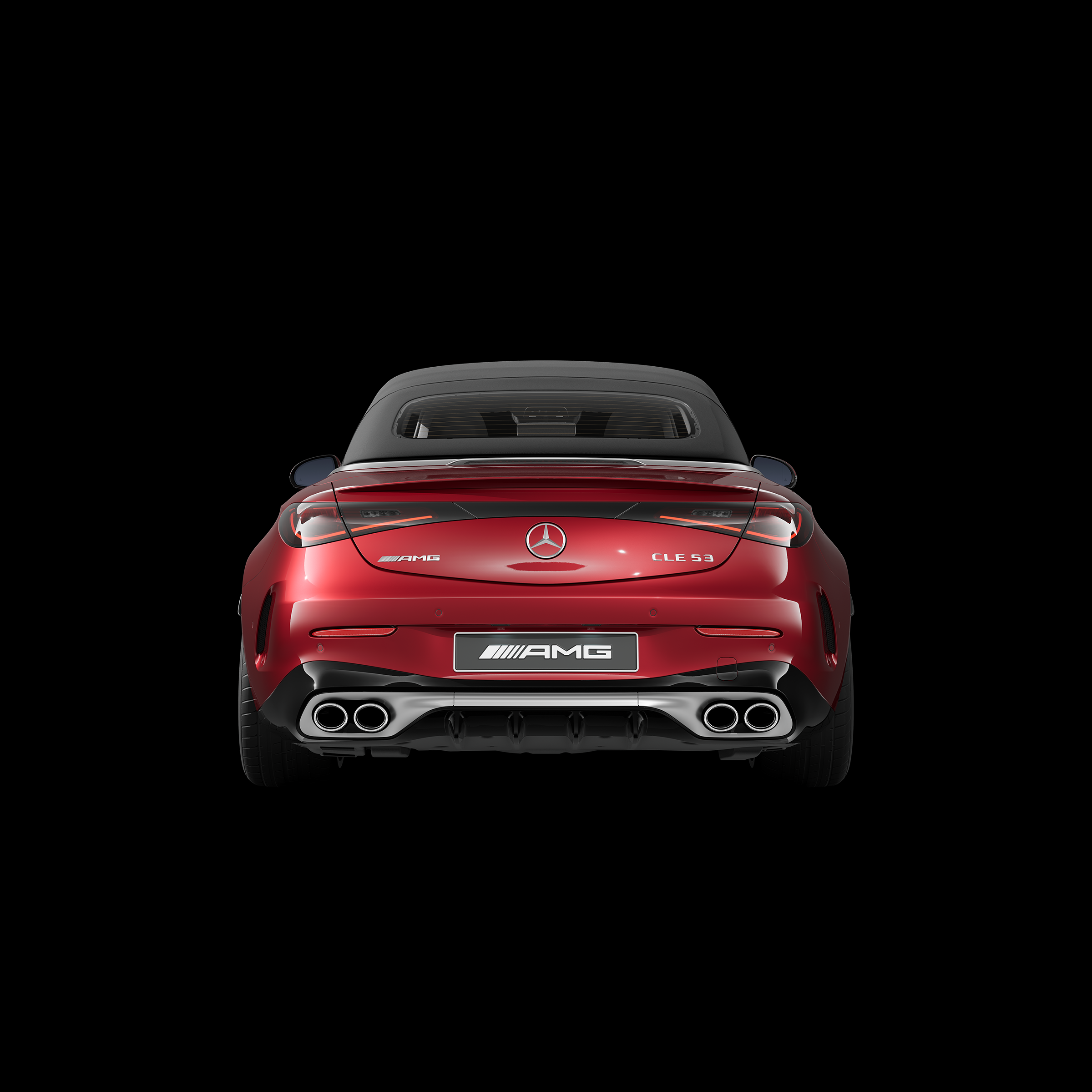 Das CLE Cabriolet von Mercedes-AMG mit dem optionalen AMG Carbon-Paket Exterieur II.