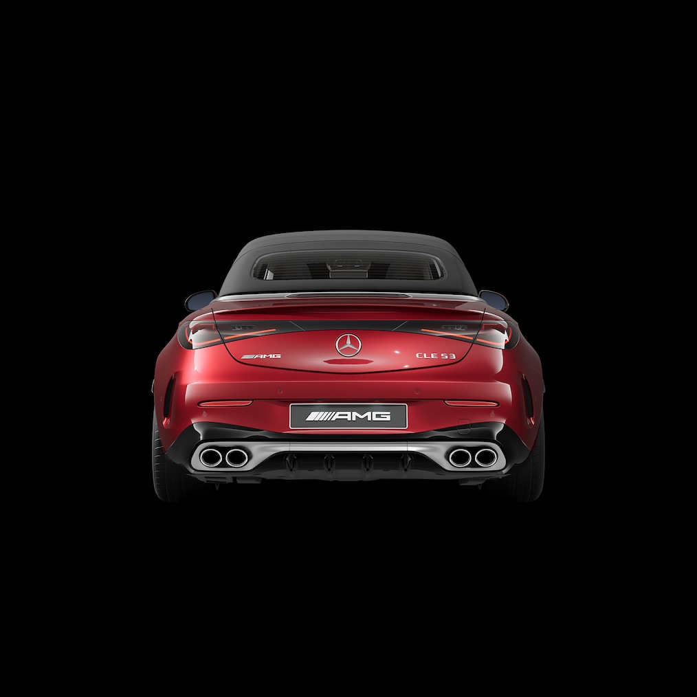 Das CLE Cabriolet von Mercedes-AMG mit dem optionalen AMG Carbon-Paket Exterieur II.
