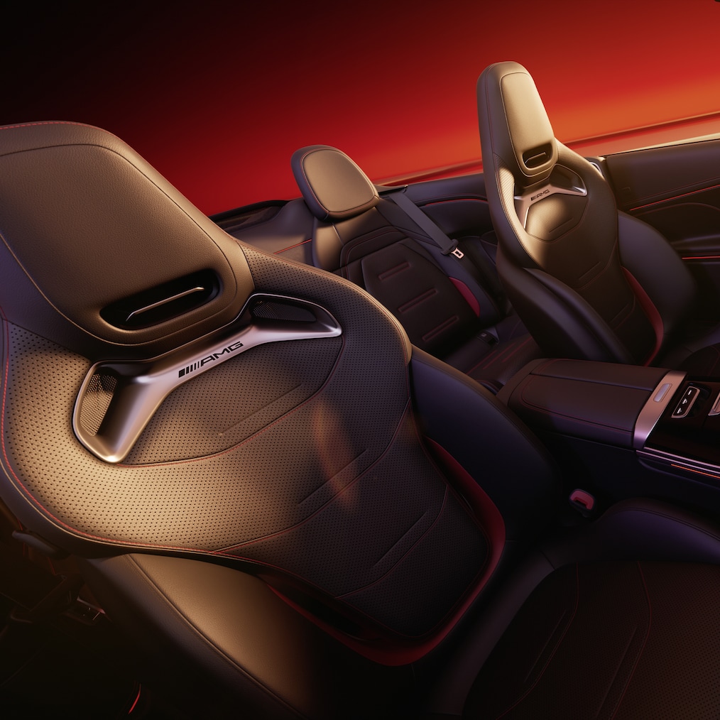 AMG Performance-Sitze im Mercedes-AMG CLE 53 4MATIC+ Cabriolet.
