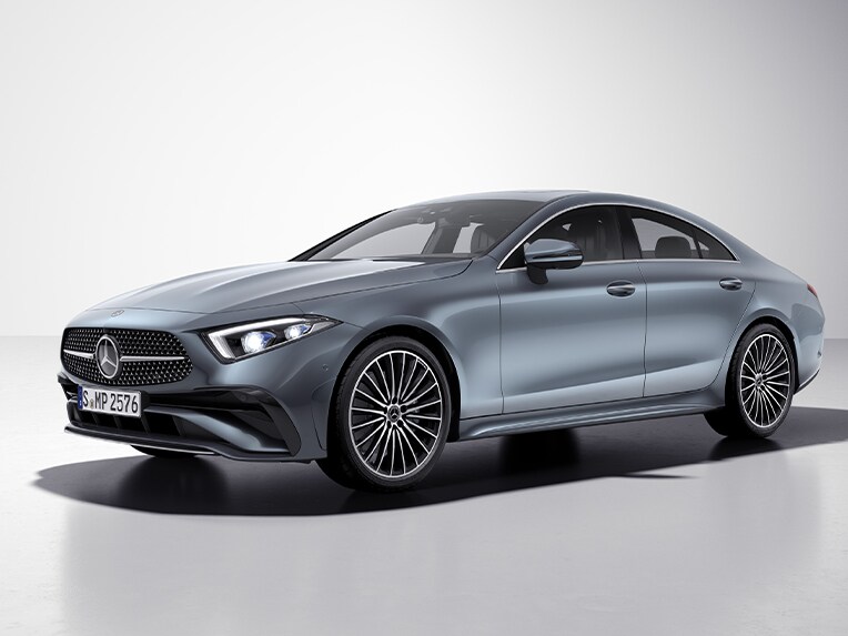 Das Exterieur des CLS von Mercedes-Benz mit der Ausstattungslinie AMG Line.