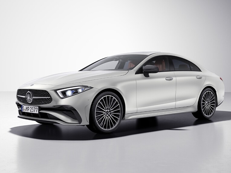 Das Exterieur des CLS von Mercedes-Benz mit dem Night Paket.