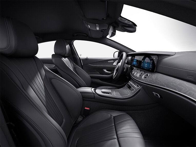 Der Innenraum des CLS von Mercedes-Benz mit der Ausstattungslinie AMG Line.