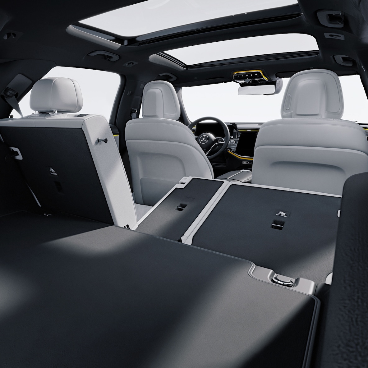 Flexibles Raumkonzept der E-Klasse von Mercedes-Benz.