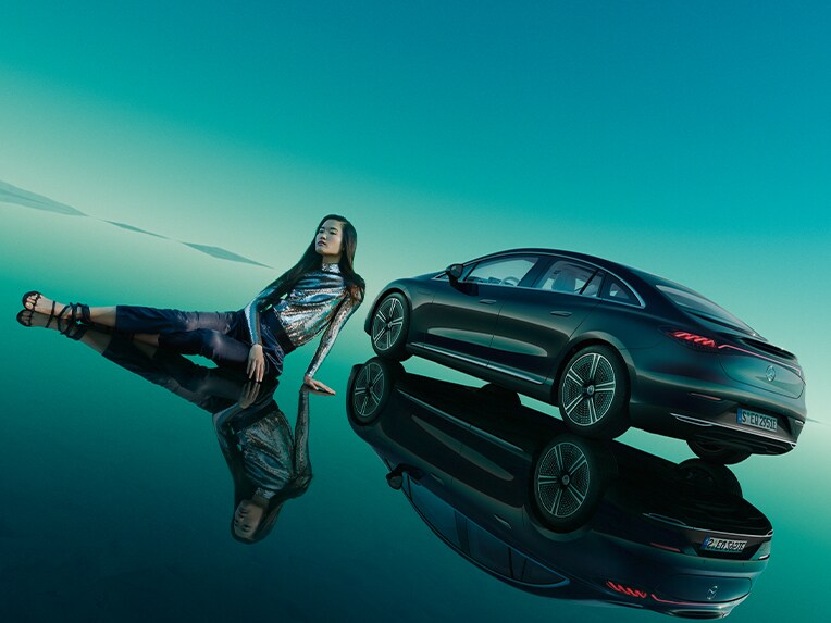 Die EQE Limousine von Mercedes-Benz.