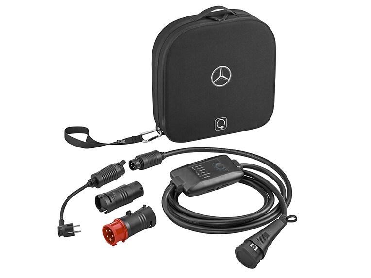 Das Flexible Ladesystem Pro des EQE von Mercedes-Benz.