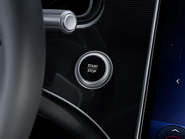 KEYLESS-GO Komfort-Paket Plus in der EQE Limousine von Mercedes-Benz.
