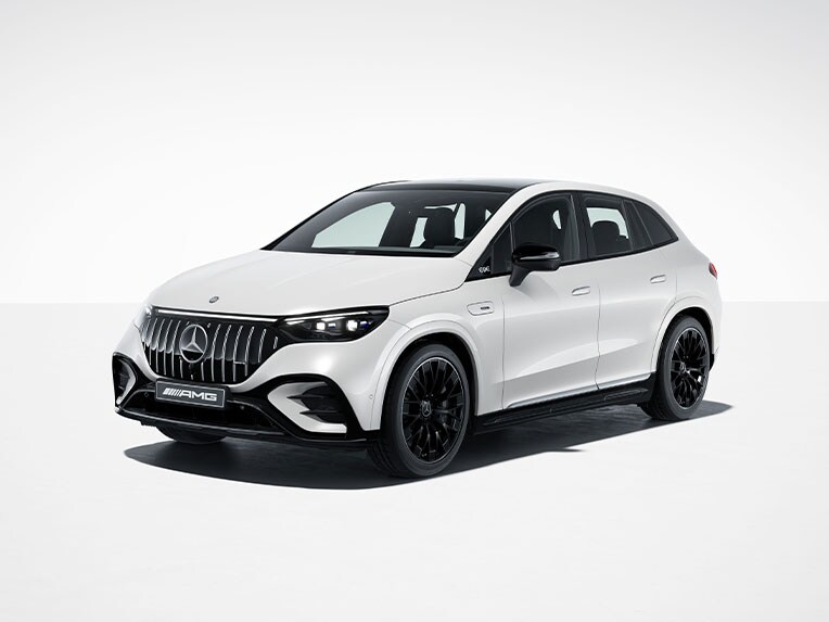 Das Exterieur mit AMG Night-Paket des Mercedes-AMG EQE SUV.