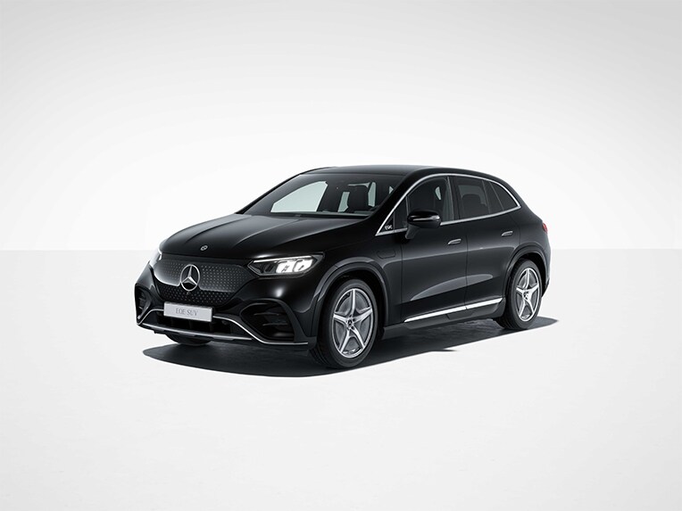 Das Exterieur des EQE SUV von Mercedes-Benz mit der AMG Line.