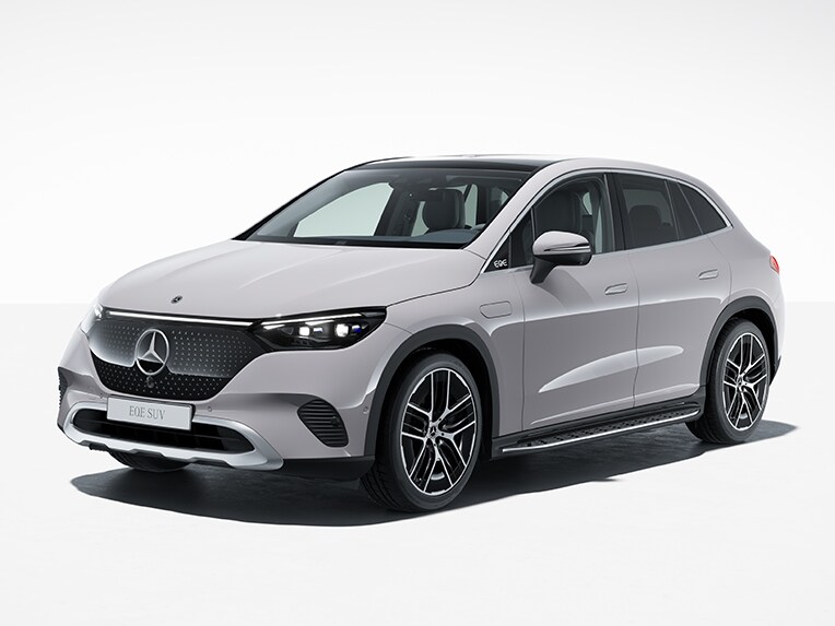 Exterieur des EQE SUV von Mercedes-Benz mit der Ausstattungslinie Electric Art.