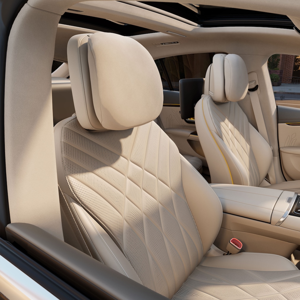 MANUFAKTUR Optionen im neuen vollelektrischen EQS von Mercedes-Benz.