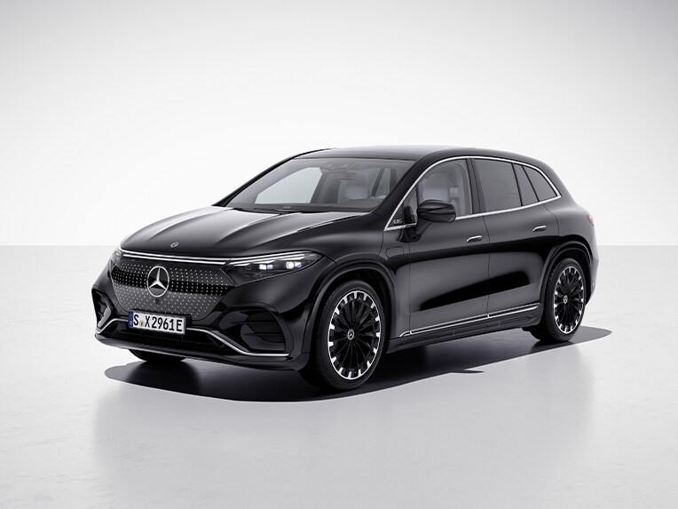 Der EQS SUV von Mercedes-Benz mit AMG Line.