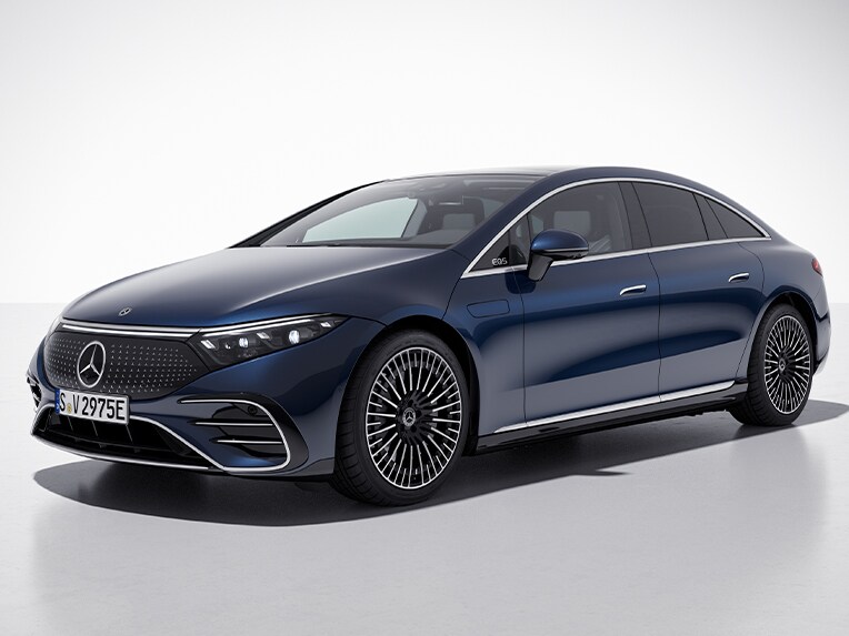 Die EQS Limousine von Mercedes-Benz mit AMG Line.