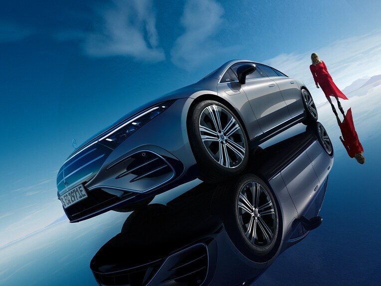 Die EQS Limousine von Mercedes-Benz.