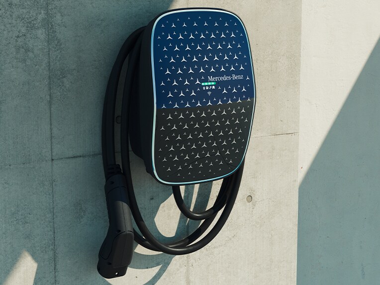 Die Mercedes Benz Wallbox.