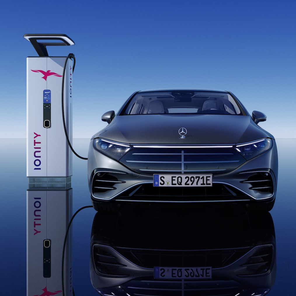 IONITY Unlimited für die EQS Limousine von Mercedes-Benz.